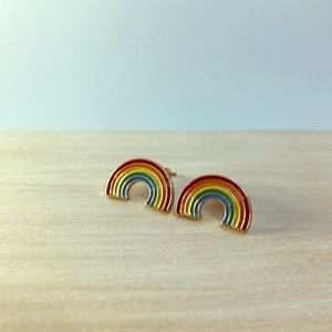 Rainbow 🌈 studded earrings